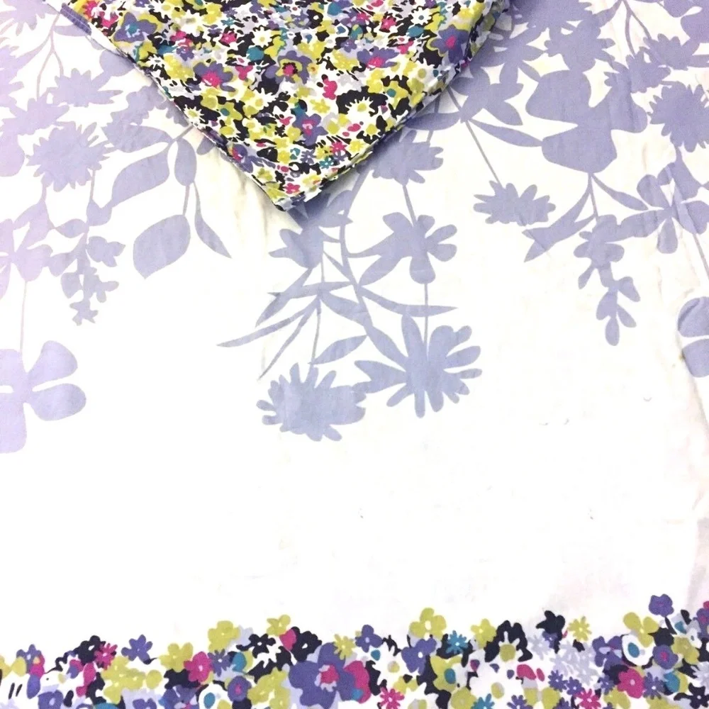 Style & Co Twin XL 8Pc Dorm Bedding Set Jersey Sheets Floral Duvet Sham Lavender